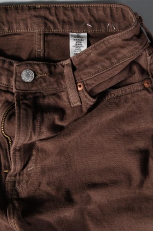 Dámske džínsy  H&M, Veľkosť XS, Farba Hnedá, Cena  8,22 €