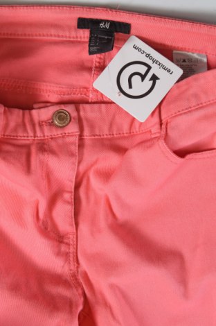 Дамски дънки H&M, Размер XS, Цвят Розов, Цена 16,53 лв.