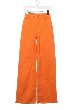 Дамски дънки H&M Divided, Размер XXS, Цвят Оранжев, Цена 25,30 лв.
