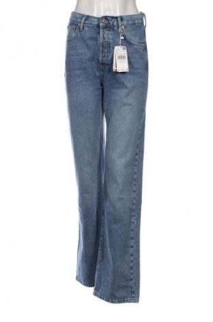 Γυναικείο Τζίν Mangoon, Μέγεθος S, Χρώμα Μπλέ, Τιμή 15,89 €