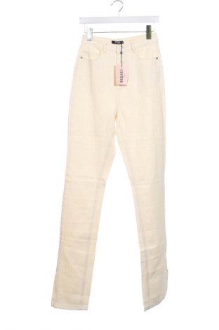 Damen Jeans Missguided, Größe XS, Farbe Beige, Preis 23,71 €