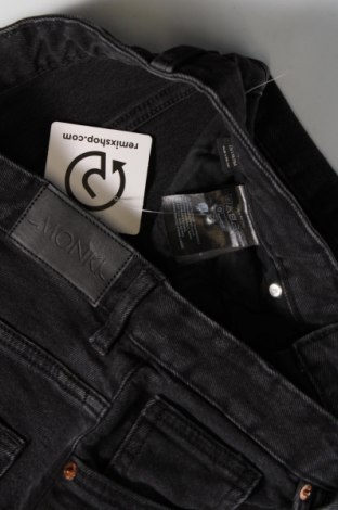 Damskie jeansy Monki, Rozmiar L, Kolor Czarny, Cena 77,99 zł