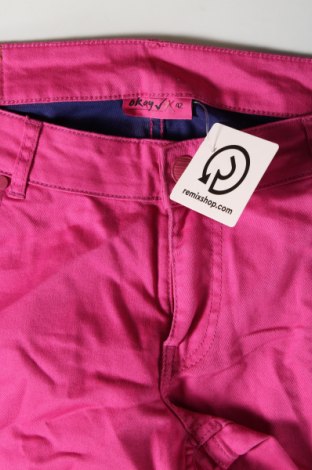 Dámské džíny  Okay, Velikost L, Barva Růžová, Cena  254,00 Kč
