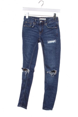 Дамски дънки Perfect Jeans By Gina Tricot, Размер XS, Цвят Син, Цена 17,00 лв.