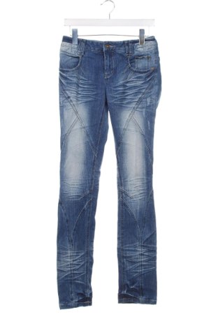 Damskie jeansy Rainbow, Rozmiar XS, Kolor Niebieski, Cena 7,99 zł