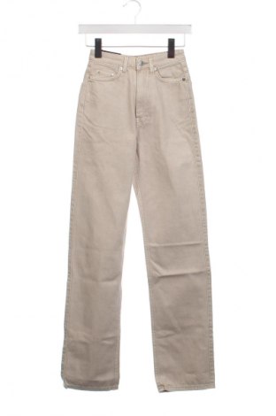 Damen Jeans Weekday, Größe XXS, Farbe Beige, Preis 47,94 €