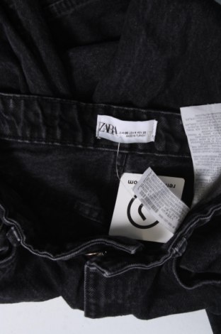 Дамски дънки Zara, Размер S, Цвят Черен, Цена 13,50 лв.