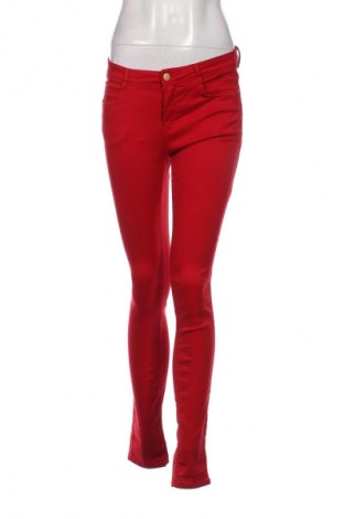 Дамски дънки Zara, Размер M, Цвят Червен, Цена 27,37 лв.