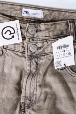 Dámske džínsy  Zara, Veľkosť L, Farba Zelená, Cena  22,27 €