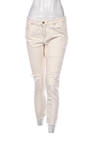 Damen Jeans Zara, Größe L, Farbe Ecru, Preis 13,84 €