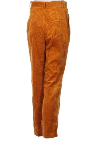 Pantaloni de velvet de femei, Mărime L, Culoare Galben, Preț 52,46 Lei