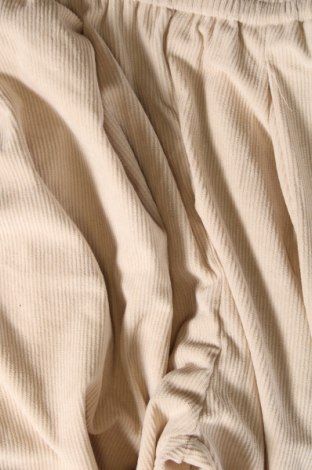 Pantaloni de velvet de femei, Mărime L, Culoare Bej, Preț 47,70 Lei