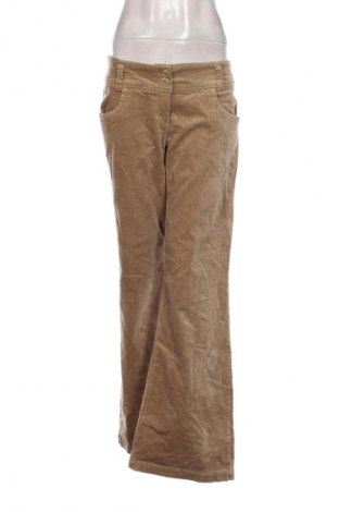 Pantaloni de velvet de femei Ajc, Mărime M, Culoare Bej, Preț 47,70 Lei