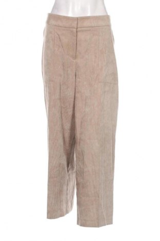 Γυναικείο κοτλέ παντελόνι C&A, Μέγεθος L, Χρώμα  Μπέζ, Τιμή 9,87 €