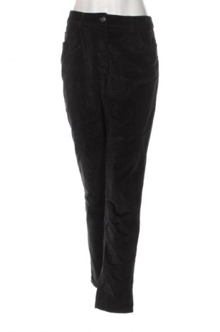 Pantaloni de velvet de femei C&A, Mărime XL, Culoare Negru, Preț 52,46 Lei