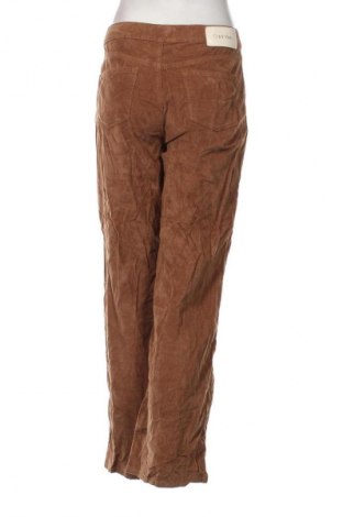 Pantaloni de velvet de femei Calvin Klein, Mărime M, Culoare Maro, Preț 186,35 Lei