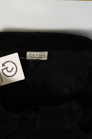 Дамски джинси Canda, Размер L, Цвят Черен, Цена 14,50 лв.