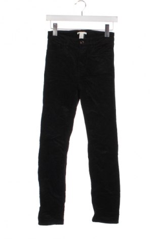 Pantaloni de velvet de femei H&M, Mărime XS, Culoare Negru, Preț 42,93 Lei