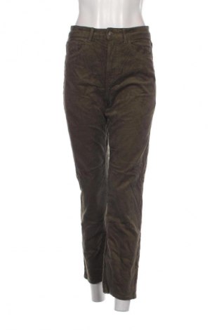 Pantaloni de velvet de femei H&M, Mărime M, Culoare Verde, Preț 95,39 Lei
