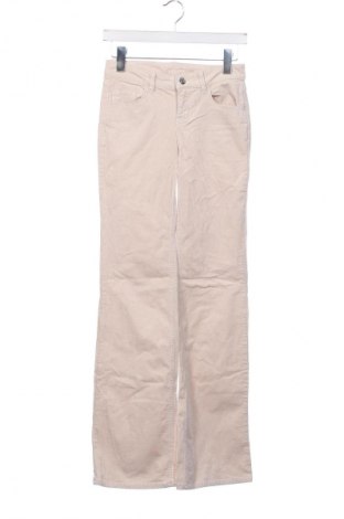 Pantaloni de velvet de femei H&M B'B, Mărime XS, Culoare Bej, Preț 95,39 Lei