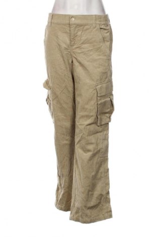 Γυναικείο κοτλέ παντελόνι H&M Divided, Μέγεθος L, Χρώμα  Μπέζ, Τιμή 8,97 €