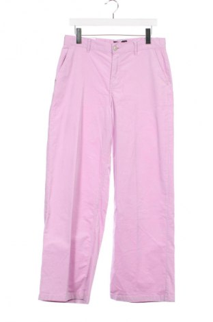 Pantaloni de velvet de femei LMTD, Mărime L, Culoare Roz, Preț 122,37 Lei