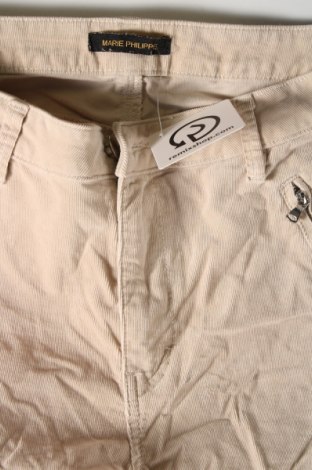 Pantaloni de velvet de femei Marie Philippe, Mărime M, Culoare Bej, Preț 47,70 Lei
