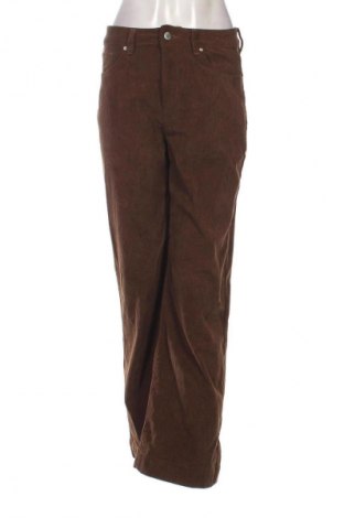 Pantaloni de velvet de femei SHEIN, Mărime M, Culoare Maro, Preț 42,93 Lei