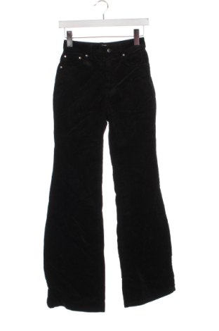 Γυναικείο κοτλέ παντελόνι Stay, Μέγεθος XS, Χρώμα Μαύρο, Τιμή 8,07 €