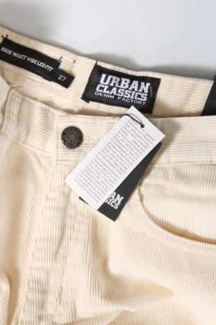 Pantaloni de velvet de femei Urban Classics, Mărime S, Culoare Bej, Preț 81,99 Lei