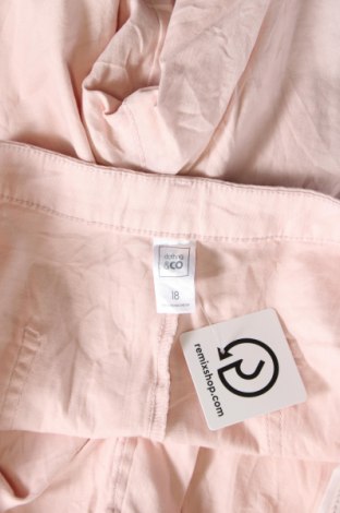 Pantaloni scurți de femei Clothing & Co, Mărime XXL, Culoare Roz, Preț 62,50 Lei