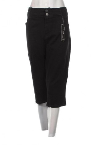 Γυναικείο κοντό παντελόνι D.Jeans, Μέγεθος XXL, Χρώμα Μαύρο, Τιμή 18,09 €