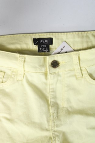 Damen Shorts F&F, Größe XS, Farbe Gelb, Preis 4,99 €