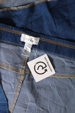 Γυναικείο κοντό παντελόνι Just Be, Μέγεθος 3XL, Χρώμα Μπλέ, Τιμή 11,75 €