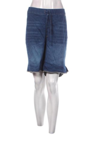 Γυναικείο κοντό παντελόνι Just Be, Μέγεθος 3XL, Χρώμα Μπλέ, Τιμή 7,05 €