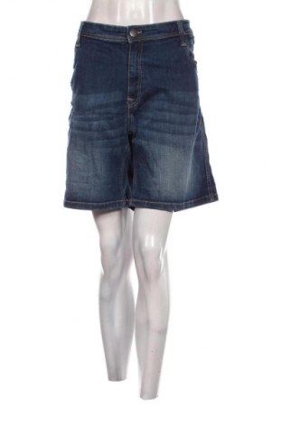 Γυναικείο κοντό παντελόνι Ms Mode, Μέγεθος 3XL, Χρώμα Μπλέ, Τιμή 11,75 €