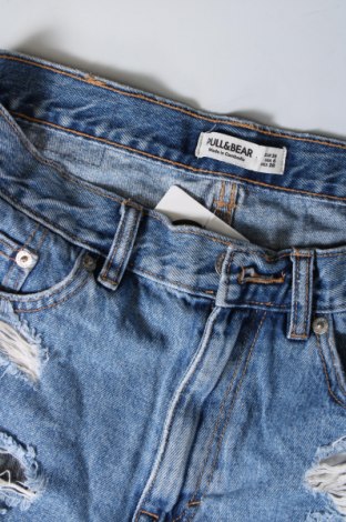 Pantaloni scurți de femei Pull&Bear, Mărime M, Culoare Albastru, Preț 62,50 Lei