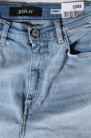 Γυναικείο κοντό παντελόνι Replay, Μέγεθος XS, Χρώμα Μπλέ, Τιμή 35,38 €