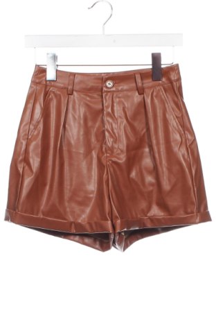 Дамски къс панталон SHEIN, Размер XS, Цвят Кафяв, Цена 11,29 лв.