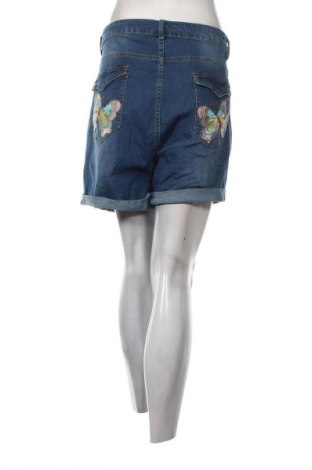 Pantaloni scurți de femei SHEIN, Mărime 4XL, Culoare Albastru, Preț 37,50 Lei