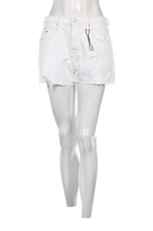 Γυναικείο κοντό παντελόνι Tommy Jeans, Μέγεθος M, Χρώμα Λευκό, Τιμή 59,90 €