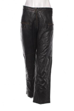 Damen Lederhose Broch Leather, Größe L, Farbe Schwarz, Preis 28,53 €