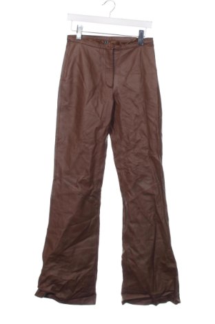 Pantaloni de piele pentru damă Snap Shot, Mărime S, Culoare Maro, Preț 111,84 Lei
