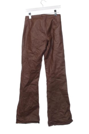 Pantaloni de piele pentru damă Snap Shot, Mărime S, Culoare Maro, Preț 100,66 Lei
