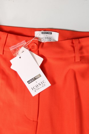 Γυναικείο παντελόνι ABOUT YOU x Iconic by Tatiana Kucharova, Μέγεθος M, Χρώμα Πορτοκαλί, Τιμή 47,94 €