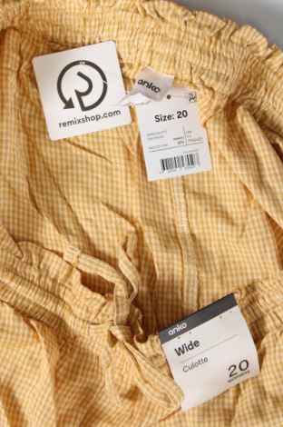 Damenhose Anko, Größe 3XL, Farbe Gelb, Preis € 32,01