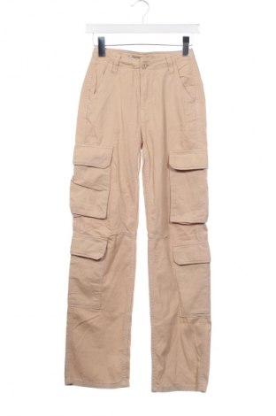 Damenhose Bershka, Größe XXS, Farbe Beige, Preis € 11,10