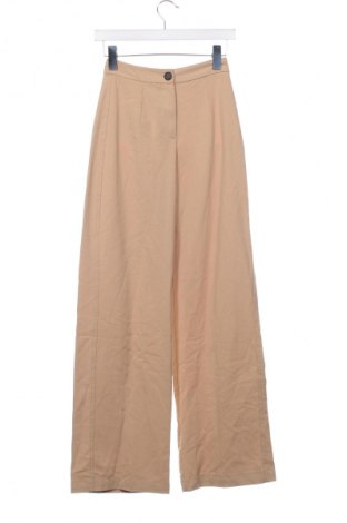 Γυναικείο παντελόνι Bershka, Μέγεθος XS, Χρώμα  Μπέζ, Τιμή 8,97 €