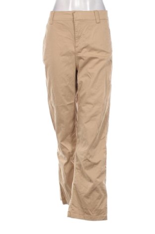 Дамски панталон Bershka, Размер L, Цвят Бежов, Цена 17,39 лв.