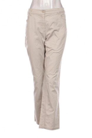 Pantaloni de femei Brandtex, Mărime XL, Culoare Bej, Preț 95,39 Lei